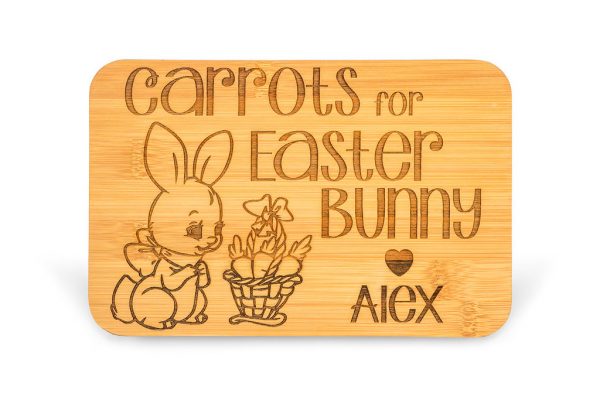 Personalised Carrots for Easter Bunny Board