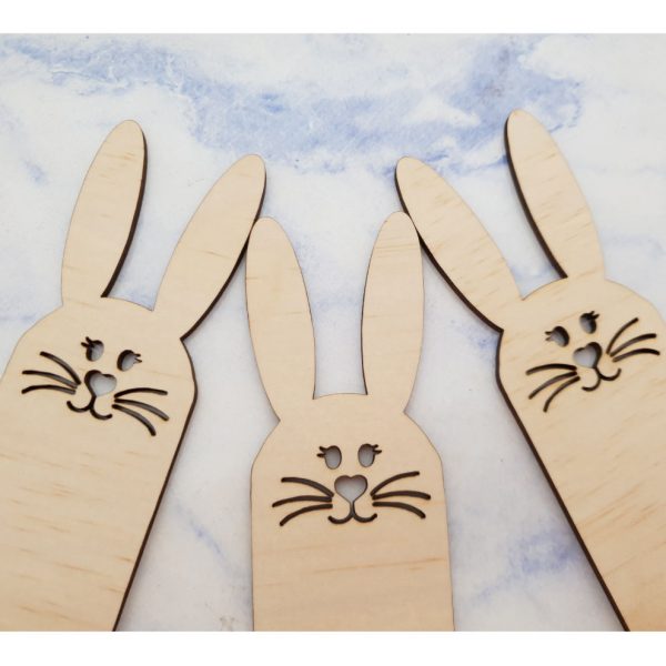 smiley easter bunny bookmarks