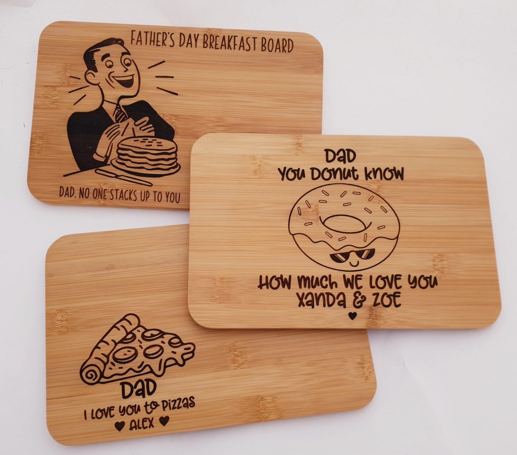 Personalised Father's Gift Treat Boards Mixed