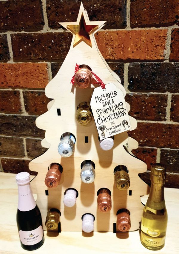 12 Days of Christmas Wine Advent Calendar Tree