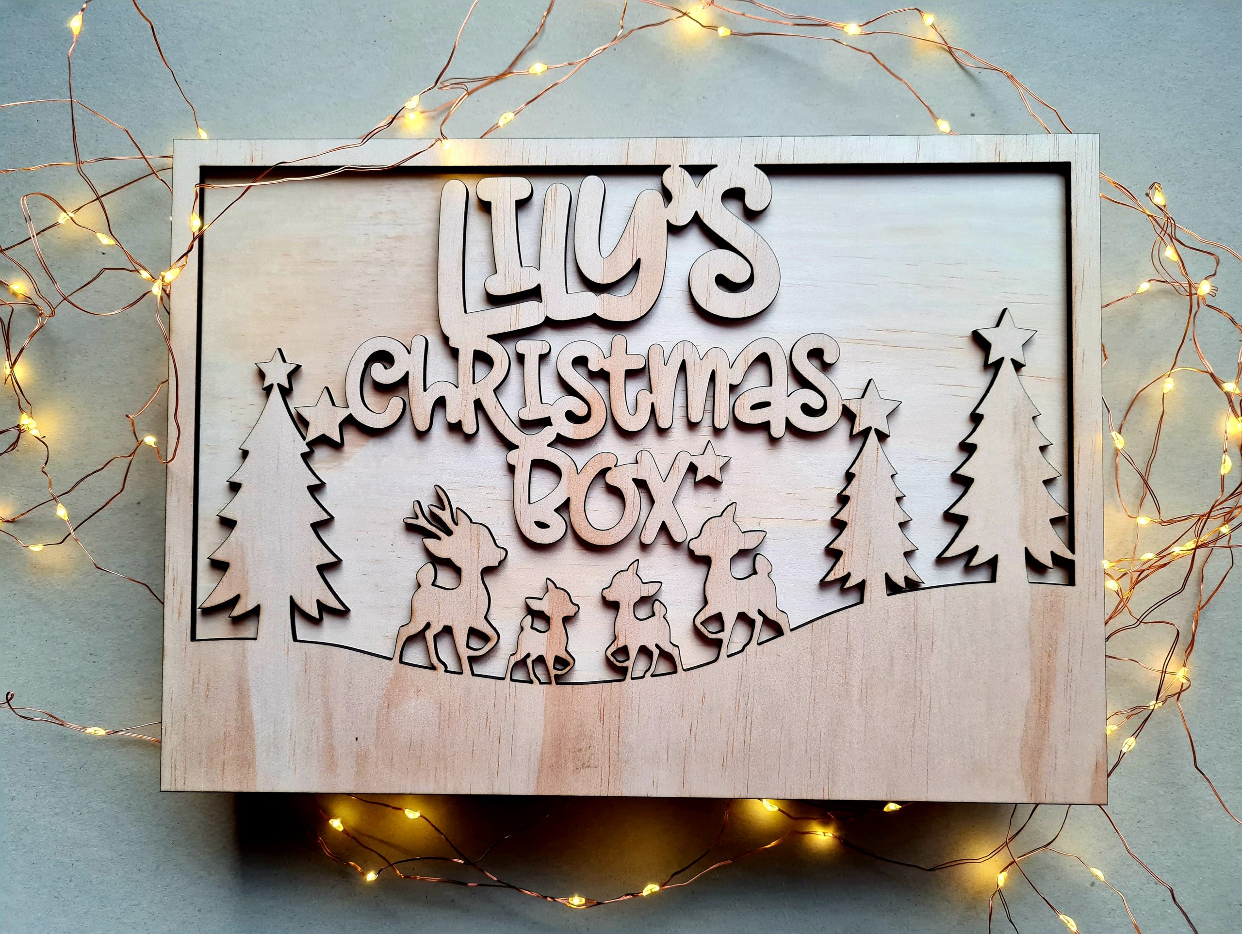 Reindeer Personalised Christmas Box