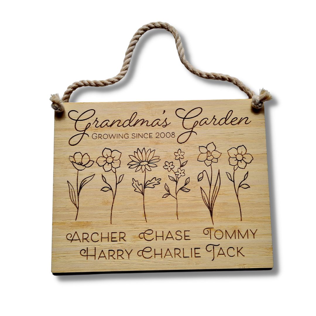 Grandma's Garden Mother's Day Wall Hanging